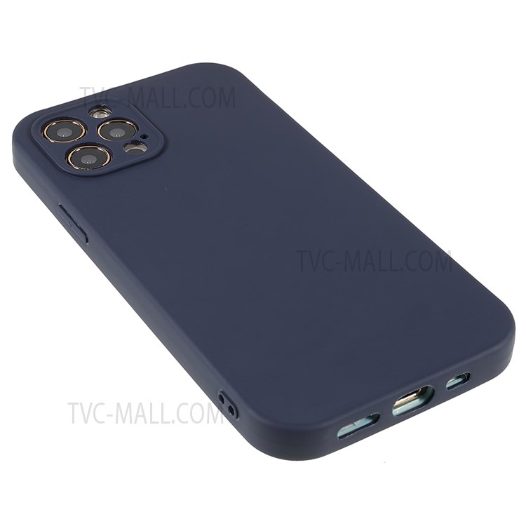 PC Frame + Soft TPU Phone Case for iPhone 12 Pro Max 6.7 inch, Detachable Shockproof Mobile Phone Cover - Blue-5