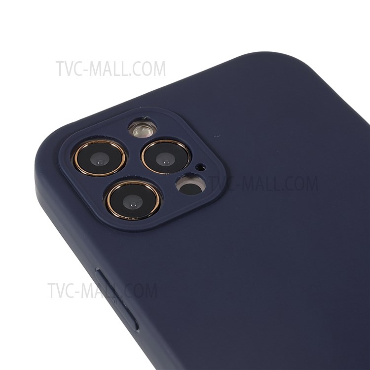 PC Frame + Soft TPU Phone Case for iPhone 12 Pro Max 6.7 inch, Detachable Shockproof Mobile Phone Cover - Blue-7