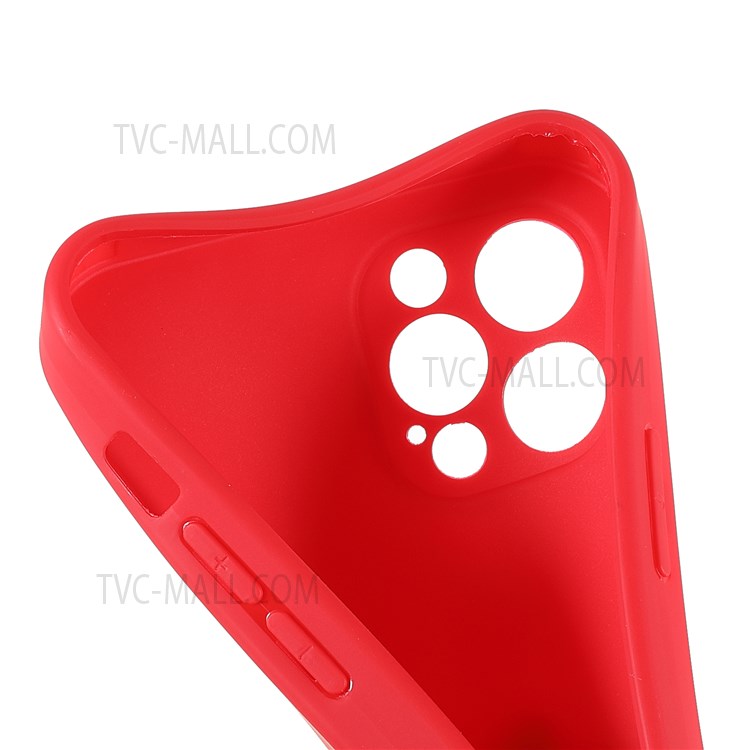 PC Frame + Soft TPU Phone Case for iPhone 12 Pro Max 6.7 inch, Detachable Shockproof Mobile Phone Cover - Red-10