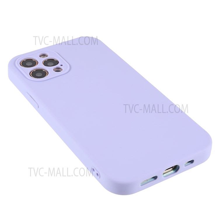 PC Frame + Soft TPU Phone Case for iPhone 12 Pro Max 6.7 inch, Detachable Shockproof Mobile Phone Cover - Purple-5
