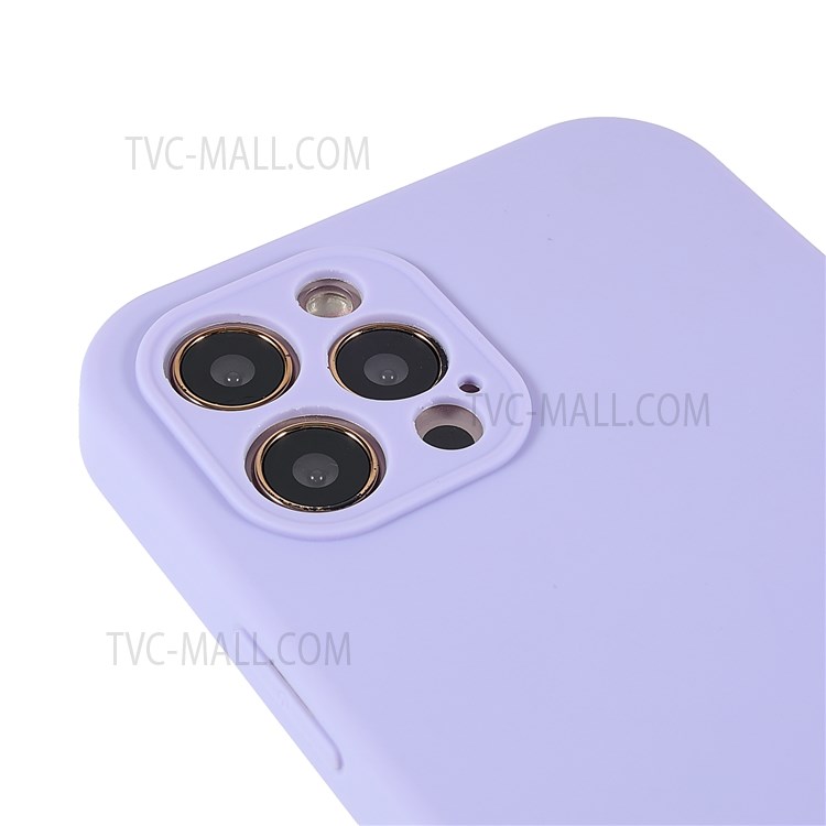 PC Frame + Soft TPU Phone Case for iPhone 12 Pro Max 6.7 inch, Detachable Shockproof Mobile Phone Cover - Purple-7