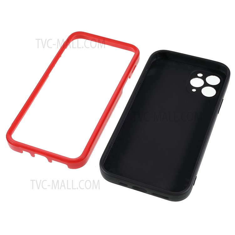 For iPhone 11 Pro 5.8 inch Detachable 2-in-1 Drop-resistant PC + TPU Hybrid Phone Case Cover - Black-8
