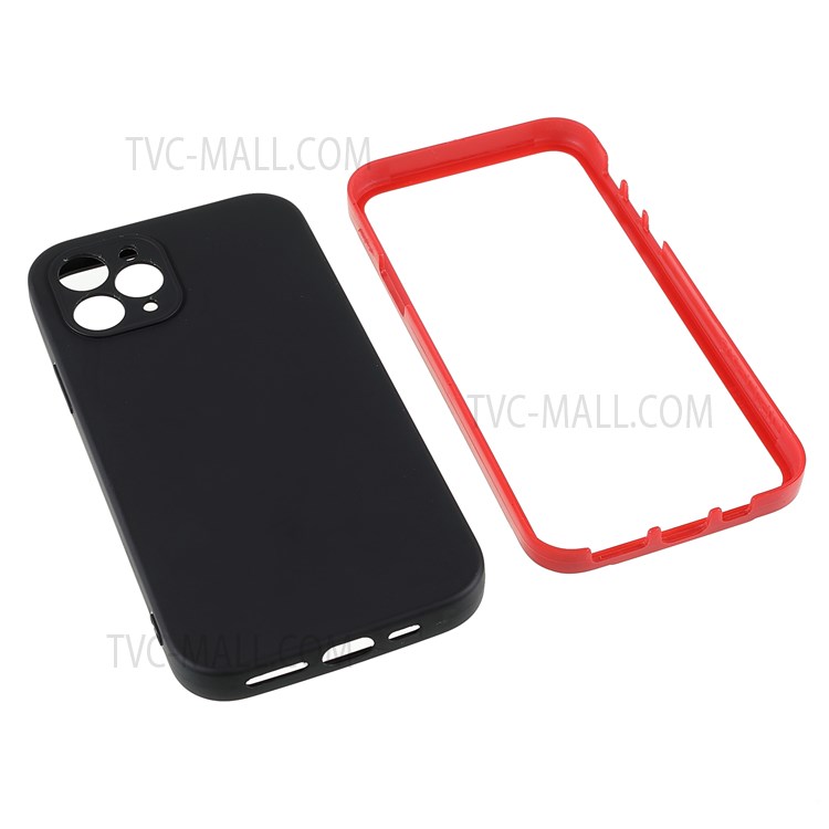 For iPhone 11 Pro 5.8 inch Detachable 2-in-1 Drop-resistant PC + TPU Hybrid Phone Case Cover - Black-9