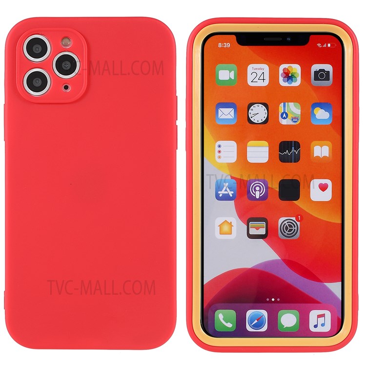 For iPhone 11 Pro 5.8 inch Detachable 2-in-1 Drop-resistant PC + TPU Hybrid Phone Case Cover - Red-1