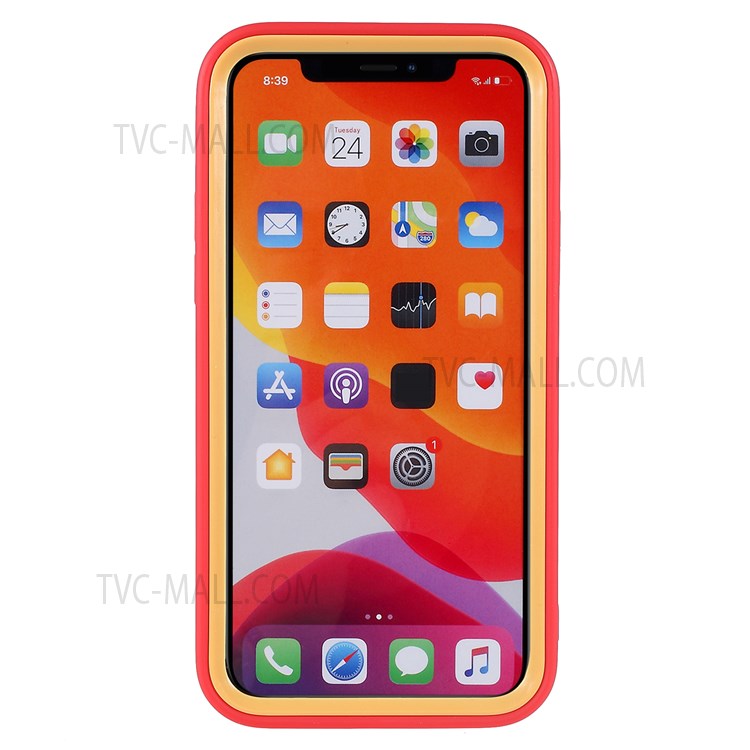 For iPhone 11 Pro 5.8 inch Detachable 2-in-1 Drop-resistant PC + TPU Hybrid Phone Case Cover - Red-4