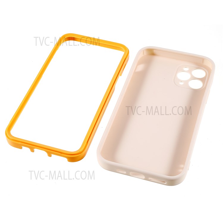 For iPhone 11 Pro 5.8 inch Detachable 2-in-1 Drop-resistant PC + TPU Hybrid Phone Case Cover - Beige-8