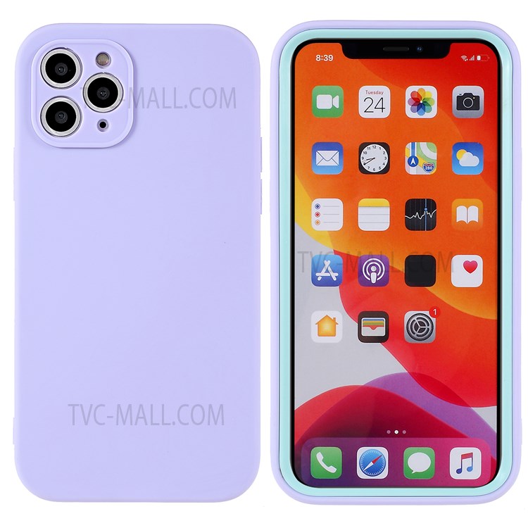 For iPhone 11 Pro 5.8 inch Detachable 2-in-1 Drop-resistant PC + TPU Hybrid Phone Case Cover - Purple-1