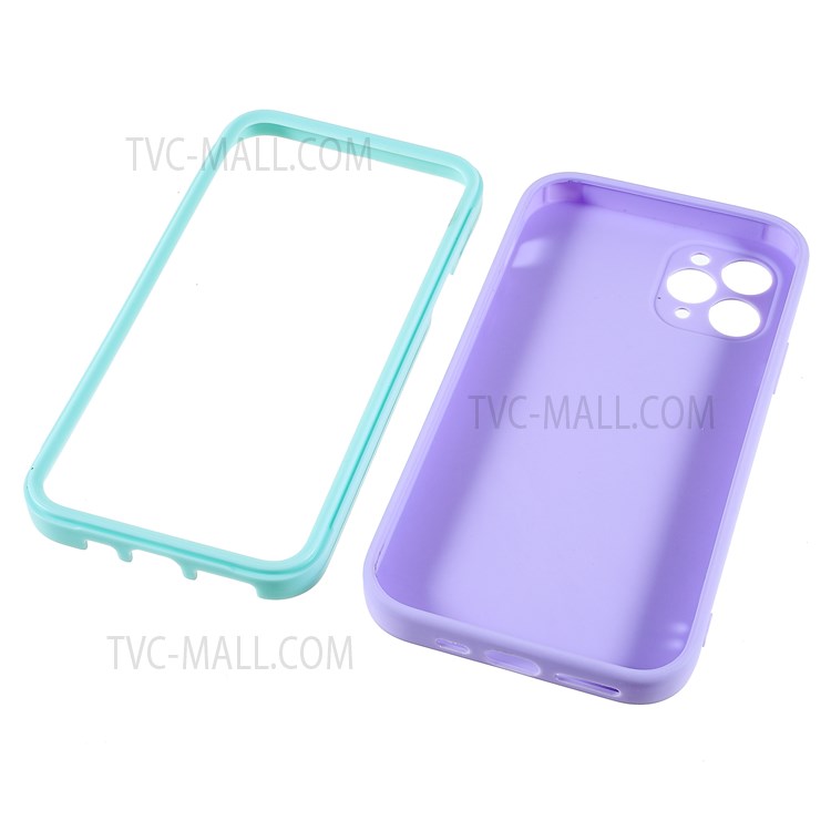 For iPhone 11 Pro 5.8 inch Detachable 2-in-1 Drop-resistant PC + TPU Hybrid Phone Case Cover - Purple-8