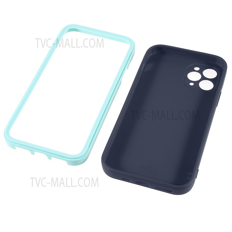 For iPhone 11 Pro 5.8 inch Detachable 2-in-1 Drop-resistant PC + TPU Hybrid Phone Case Cover - Blue-6