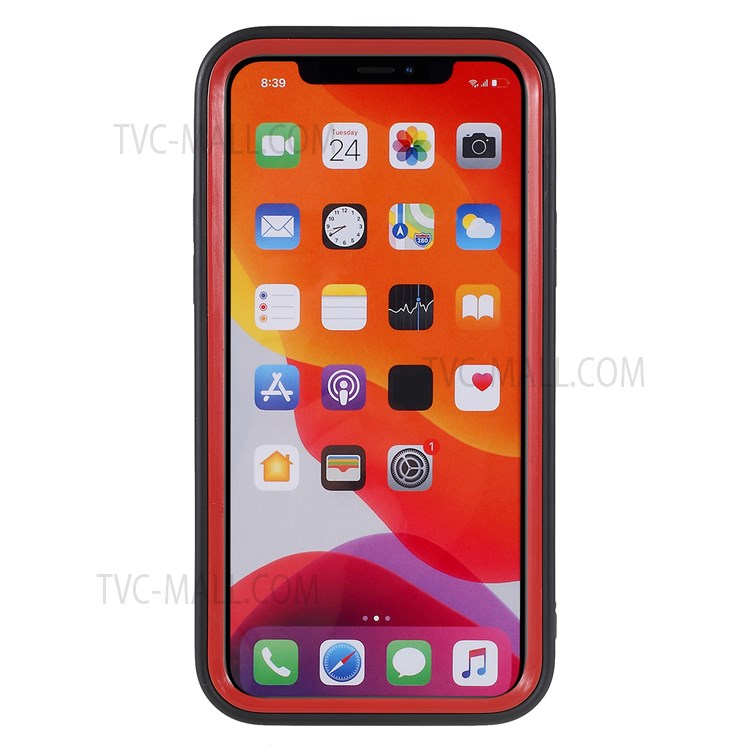 For iPhone 11 Pro Max 6.5 inch Anti-scratch PC Frame + TPU Back Hybrid Case Detachable Phone Cover - Black-4