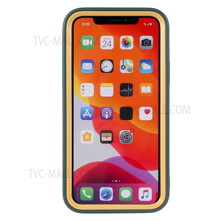 For iPhone 11 Pro Max 6.5 inch Anti-scratch PC Frame + TPU Back Hybrid Case Detachable Phone Cover - Blackish Green-4