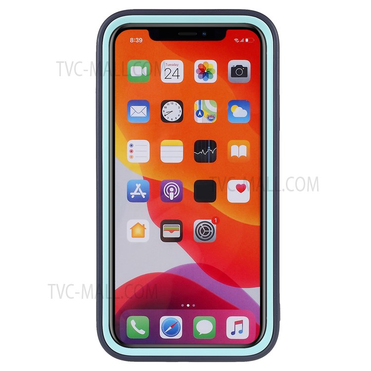 For iPhone 11 6.1 inch PC Frame + TPU Back Case Precise Cutout Detachable Phone Case Shell - Blue-4
