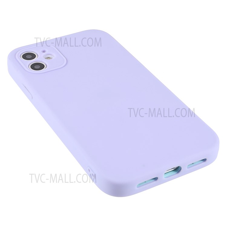 For iPhone 11 6.1 inch PC Frame + TPU Back Case Precise Cutout Detachable Phone Case Shell - Purple-5