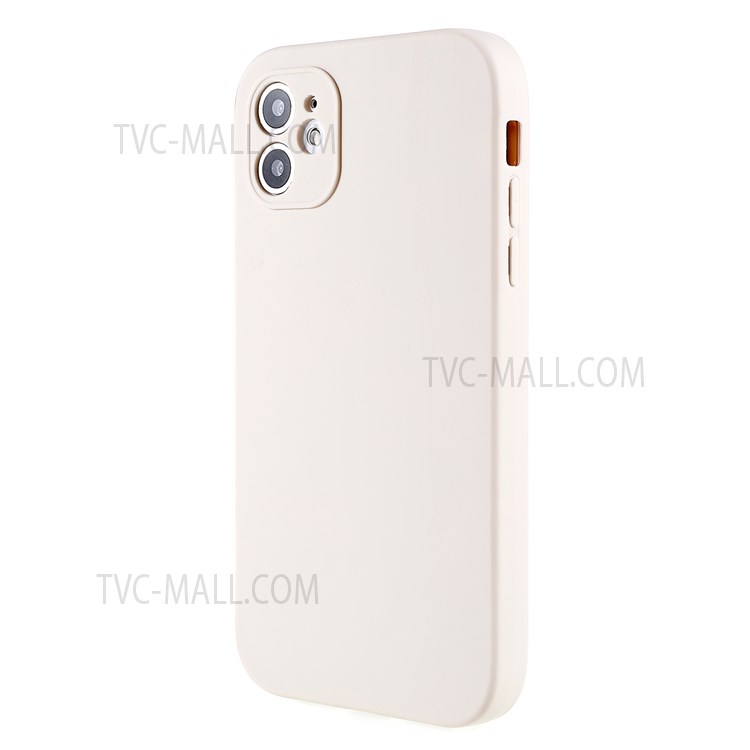 For iPhone 11 6.1 inch PC Frame + TPU Back Case Precise Cutout Detachable Phone Case Shell - Beige-3