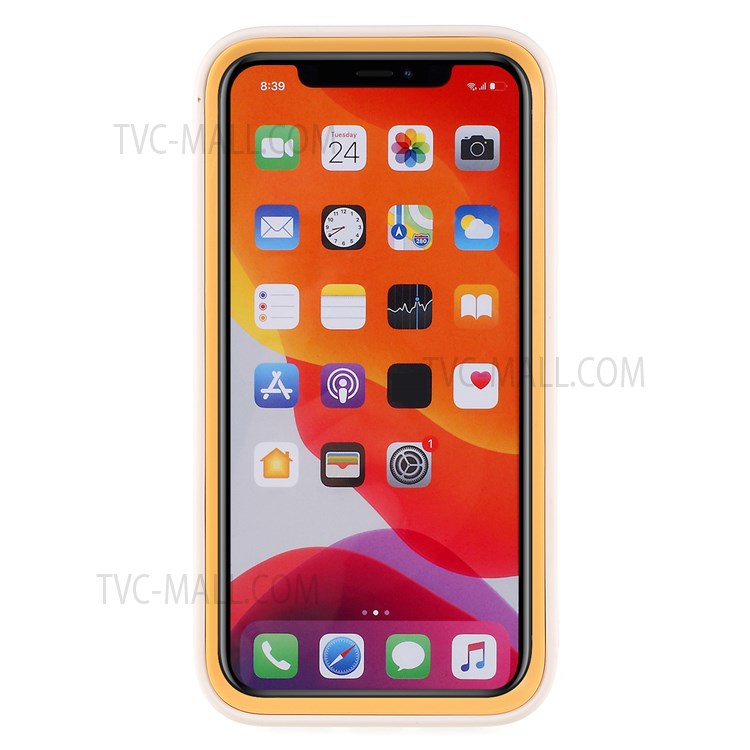 For iPhone 11 6.1 inch PC Frame + TPU Back Case Precise Cutout Detachable Phone Case Shell - Beige-4