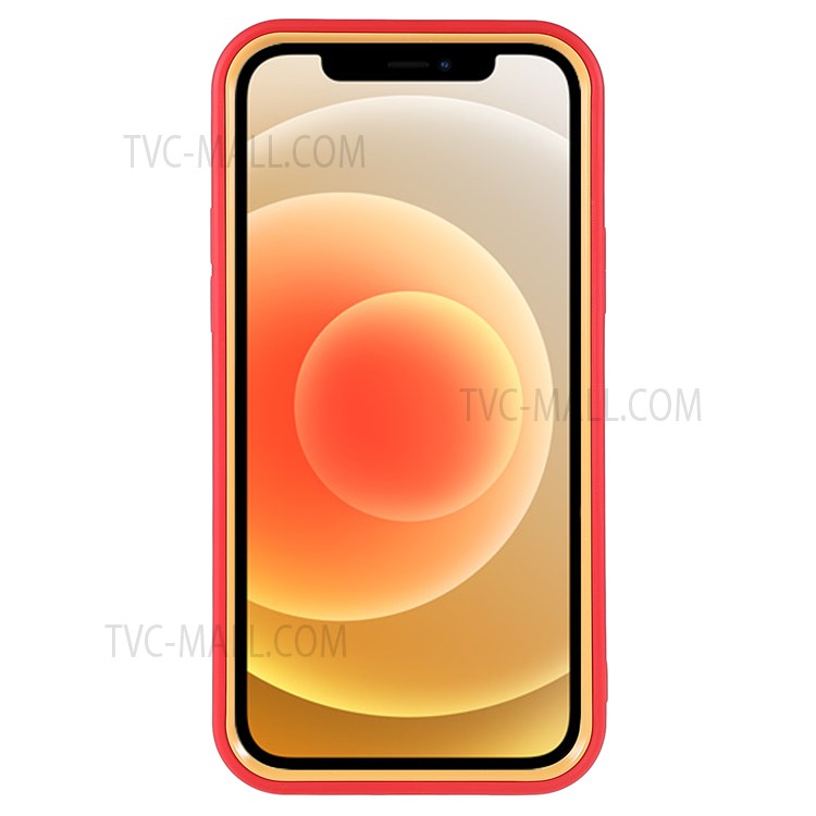 For iPhone 12 6.1 inch Precise Cutout Detachable PC Front Frame + TPU Back Hybrid Cover Anti-scratch Phone Case - Red-4
