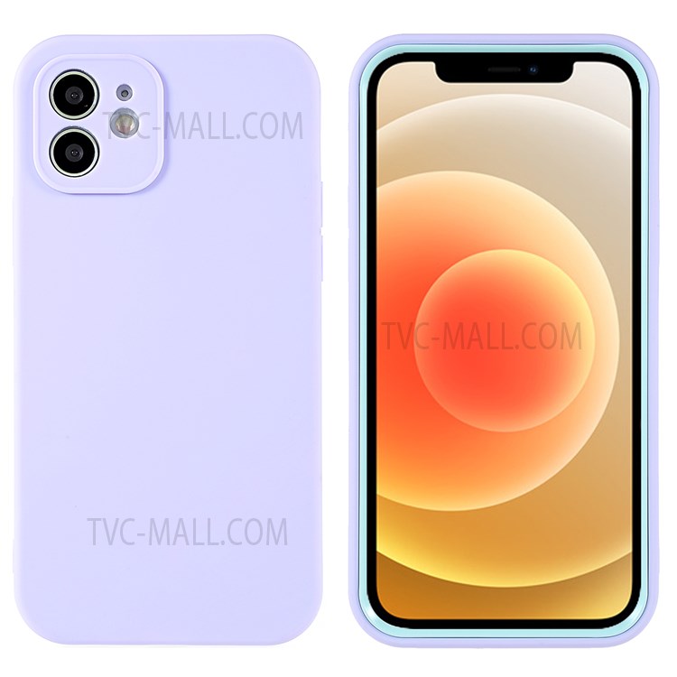 For iPhone 12 6.1 inch Precise Cutout Detachable PC Front Frame + TPU Back Hybrid Cover Anti-scratch Phone Case - Beige-1