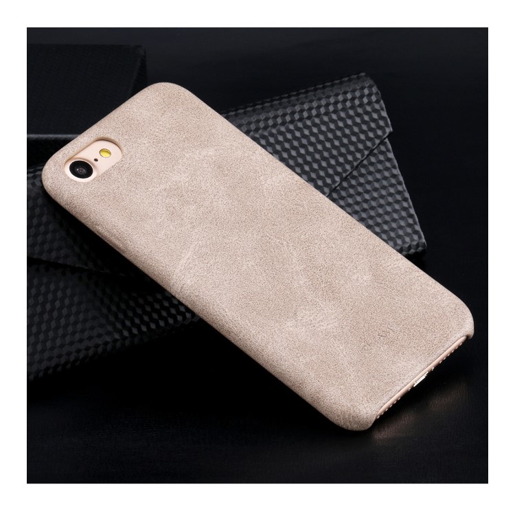 USAMS Bob Series PU Protector de couro Shell para iPhone 8 / 7 4.7 inch - Bege-2