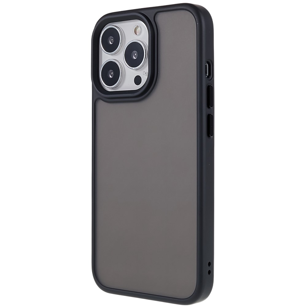 For iPhone 13 Pro 6.1 inch Soft-Touch Series Matte Phone Back Cover PC + TPU Anti-fingerprint Protective Case - Black-3