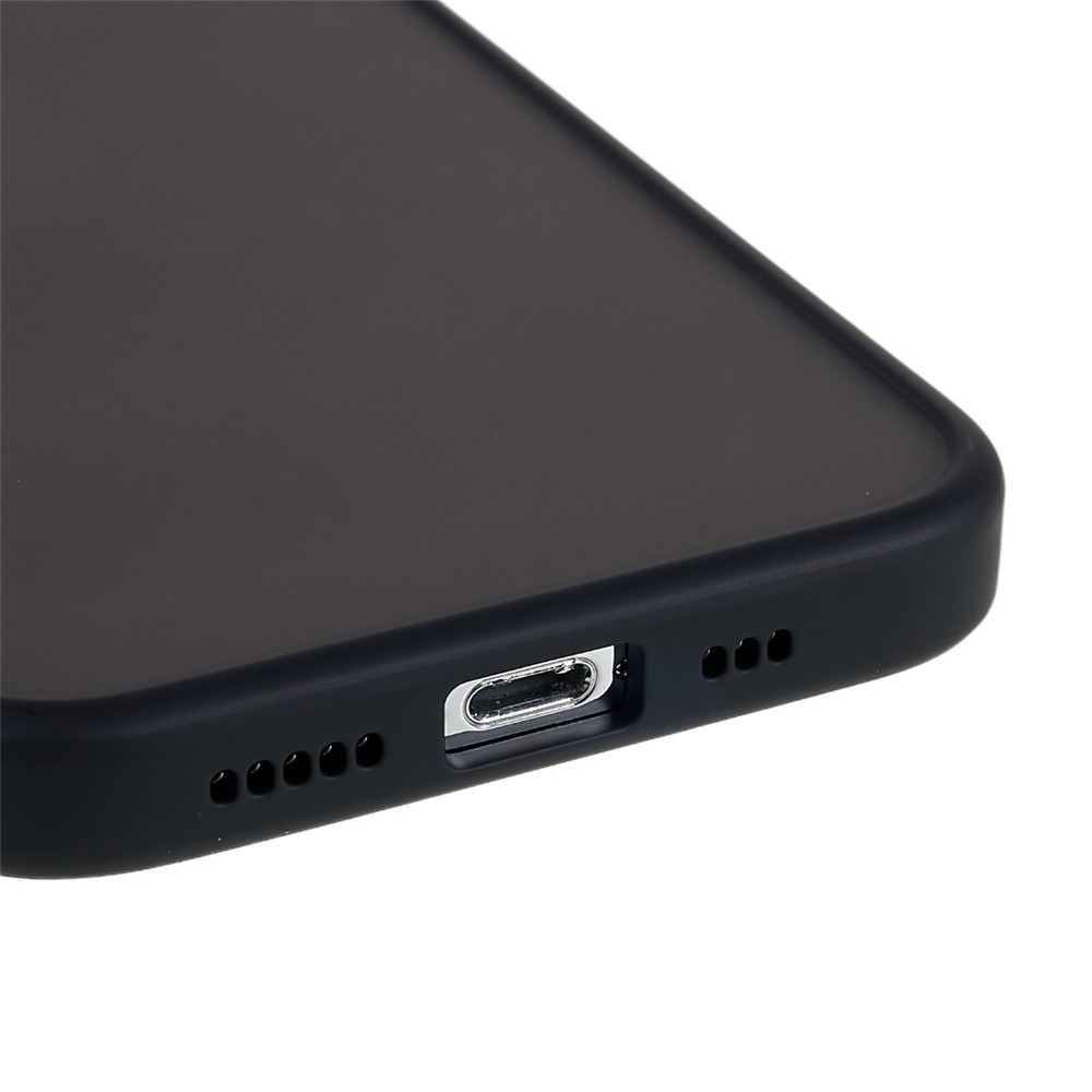 For iPhone 13 Pro 6.1 inch Soft-Touch Series Matte Phone Back Cover PC + TPU Anti-fingerprint Protective Case - Black-6