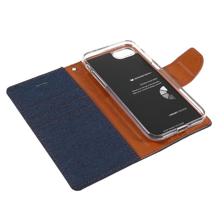 mercury goospery for iphone 7 canvas diary leather cover blue tvc mall mercury goospery for iphone 7 canvas diary leather cover blue tvc mall