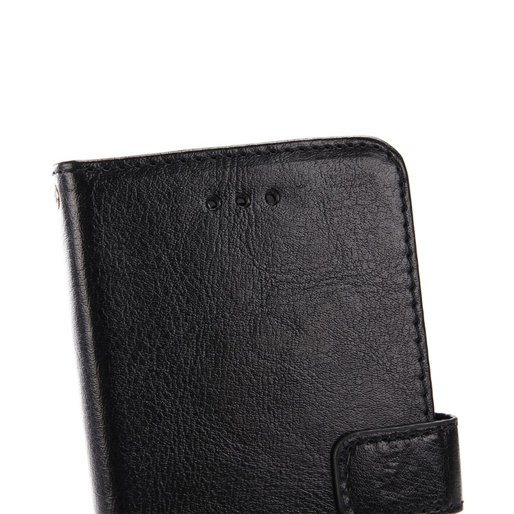 Crazy Horse Wallet Stand Leather Case Cover for iPhone 8 / 7 4.7 inch - Black-5