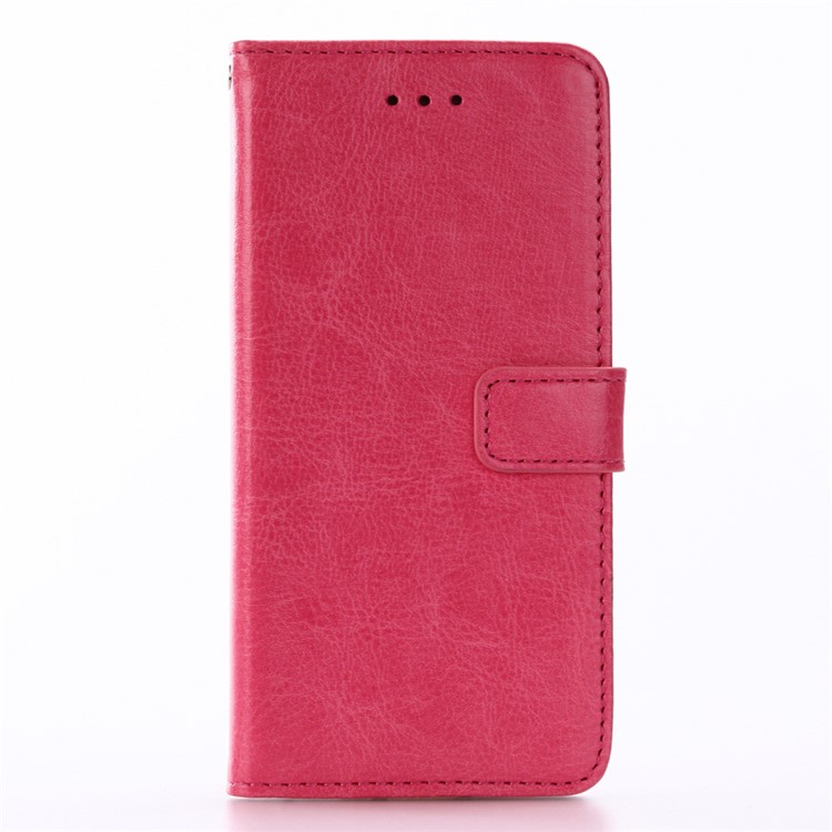 Crazy Horse Stand Leather Wallet Case Cover for iPhone 8 / 7 4.7 inch - Rose-1