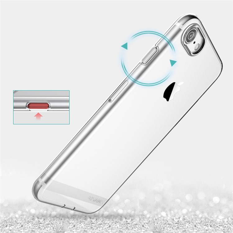 Série De Cores Primárias USAMS Para Iphone 8 Plus / 7 Mais Capa De TPU Cristal Clara - Transparente-4