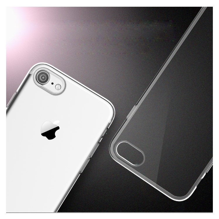 Série De Cores Primárias USAMS Para Iphone 8 Plus / 7 Mais Capa De TPU Cristal Clara - Transparente-6