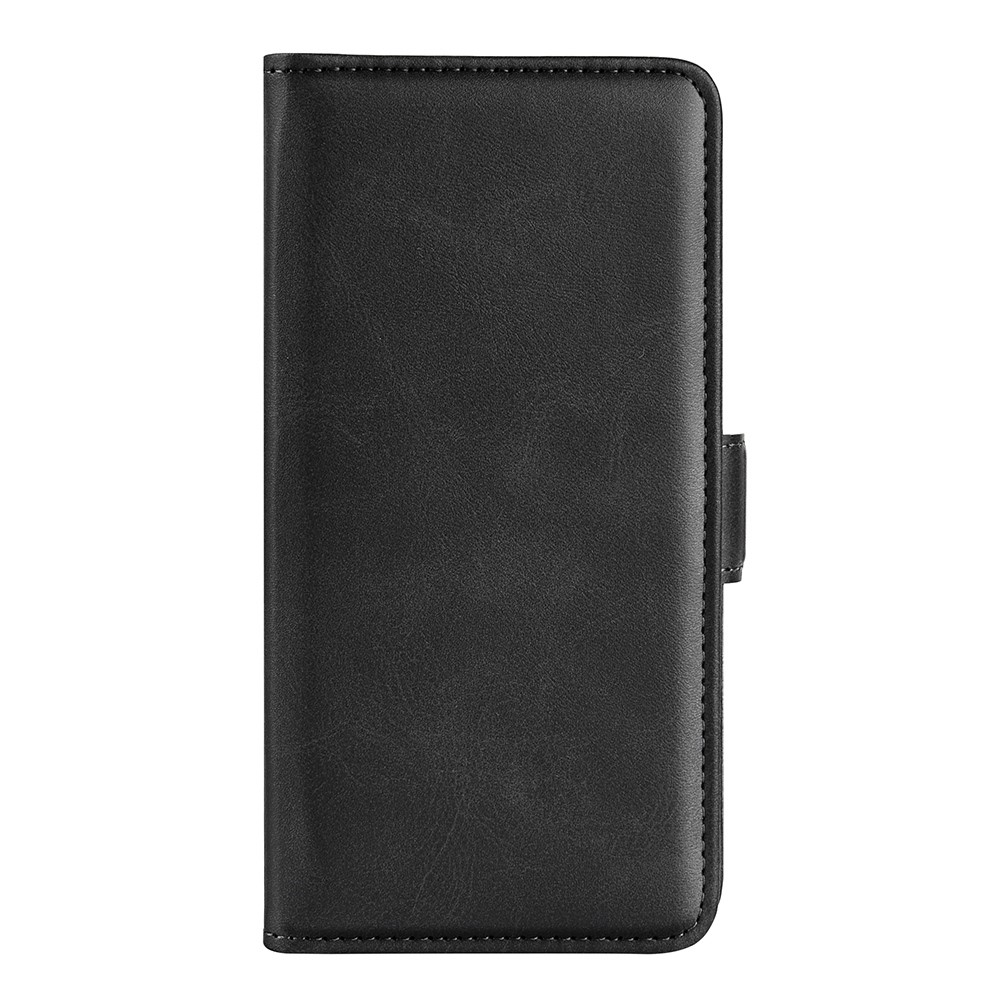 For iPhone 14 Pro 6.1 inch Magnetic Closure Textured Leather Case Stand Shockproof Wallet Style Cell Phone Shell - Black-7