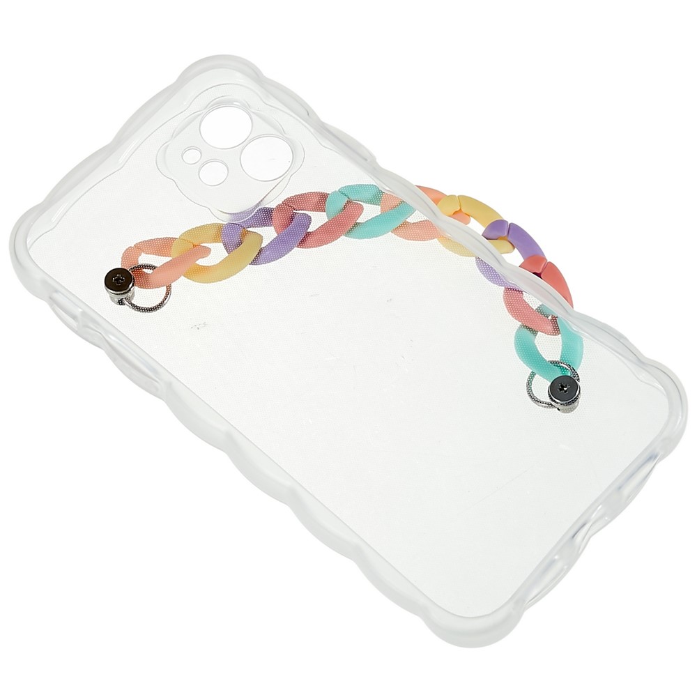 Anti-Scratch TPU Case for iPhone 11 6.1 inch Precise Cutout Protective Phone Shell Shockproof Phone Cover with Strap - Colorful Strap-6