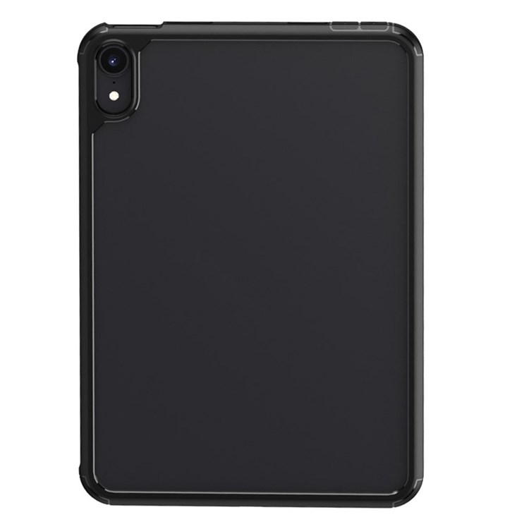 For iPad mini (2021)/(2019) 7.9 inch TPU + PC Hybrid Tablet Case Translucent Back Design Drop-Protection Cover - Black-1