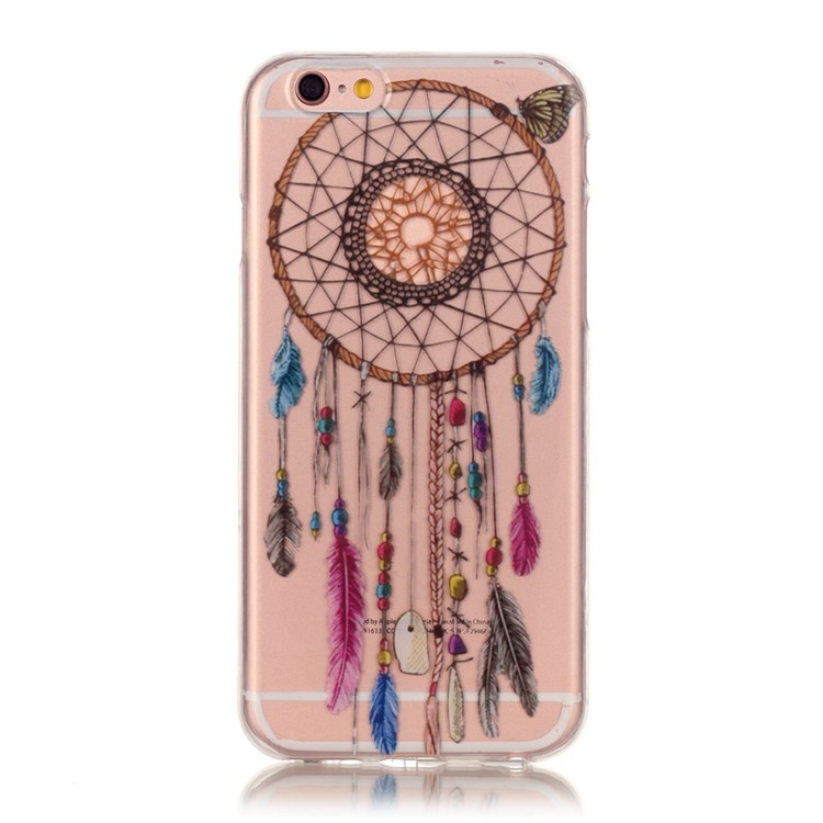 Печать рисунка прозрачная imd tpu задняя крышка для iphone 6s / 6 - ловец снов