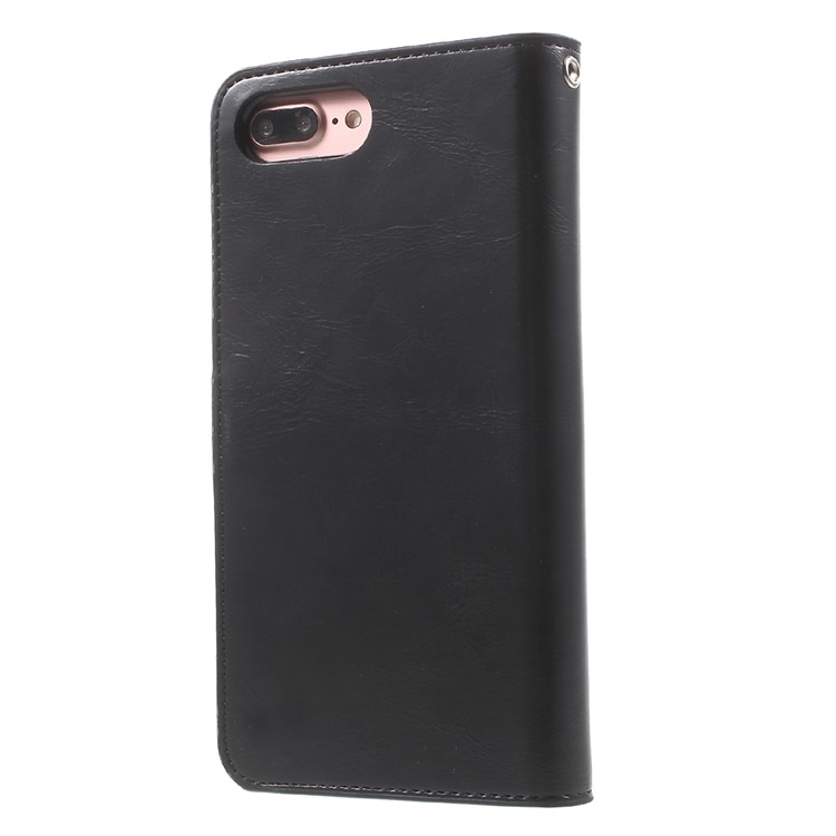 MERCURY GOOSPERY Bolsa de couro Mansoor Wallet Diary para iPhone 8 Plus / 7 Plus 5.5 inch - negro-2