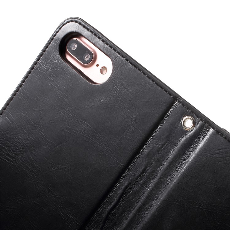 MERCURY GOOSPERY Bolsa de couro Mansoor Wallet Diary para iPhone 8 Plus / 7 Plus 5.5 inch - negro-7