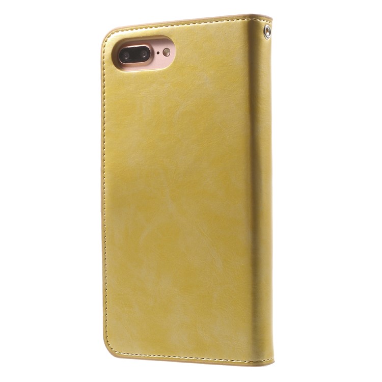 MERCURY GOOSPERY Mansoor Portafoglio Portafoglio in pelle per iPhone 8 Plus / 7 Plus 5,5 pollici - Oro-2