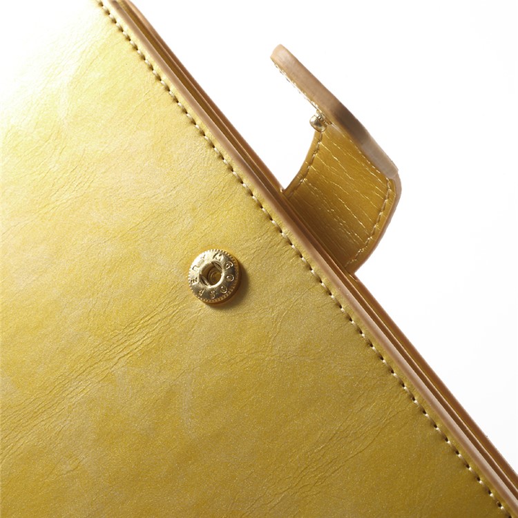 MERCURY GOOSPERY Mansoor Portafoglio Portafoglio in pelle per iPhone 8 Plus / 7 Plus 5,5 pollici - Oro-6