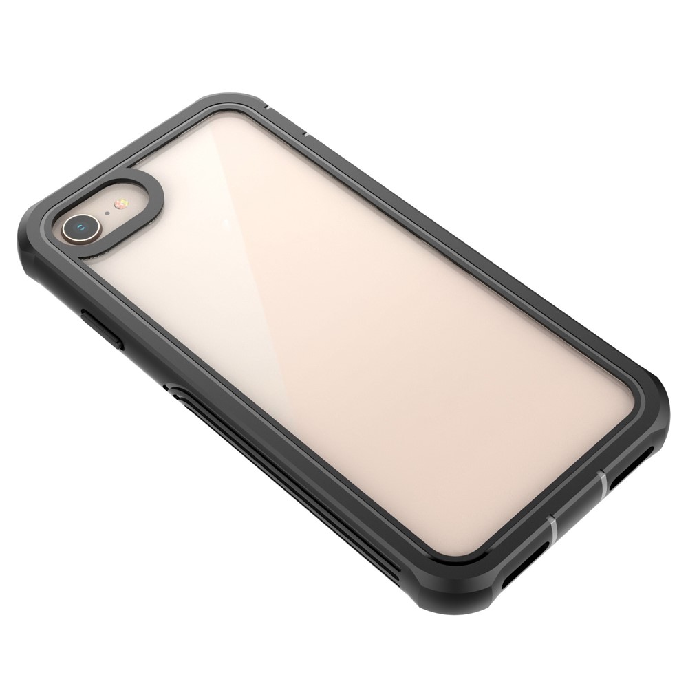 For iPhone SE (2022)/(2020)/iPhone 8/7/6s/6 4.7-inch Full Protection Anti-drop PC Phone Case with PET Screen Protector-6