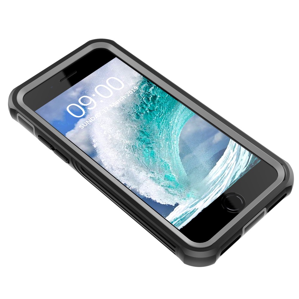 For iPhone SE (2022)/(2020)/iPhone 8/7/6s/6 4.7-inch Full Protection Anti-drop PC Phone Case with PET Screen Protector-7
