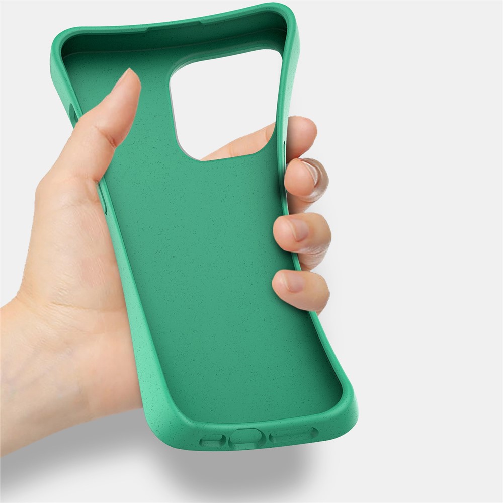 For iPhone 14 Pro 6.1 inch Sky Series Phone Case Starry TPU Scratch-resistant Cell Phone Back Shell - Green-2