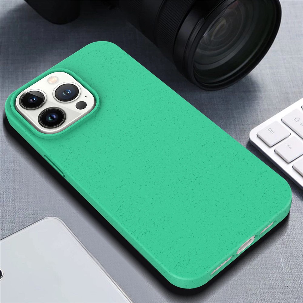 For iPhone 14 Pro 6.1 inch Sky Series Phone Case Starry TPU Scratch-resistant Cell Phone Back Shell - Green-3