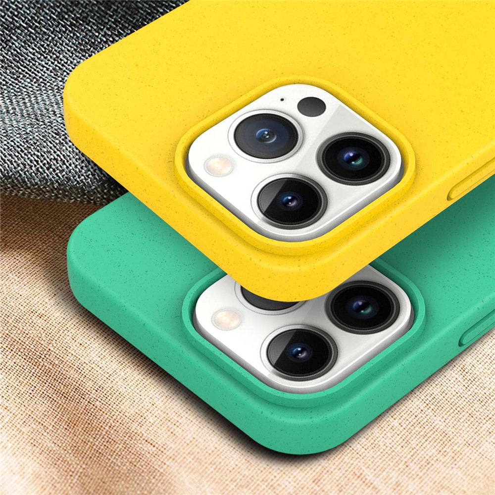 For iPhone 14 Pro 6.1 inch Sky Series Phone Case Starry TPU Scratch-resistant Cell Phone Back Shell - Green-4