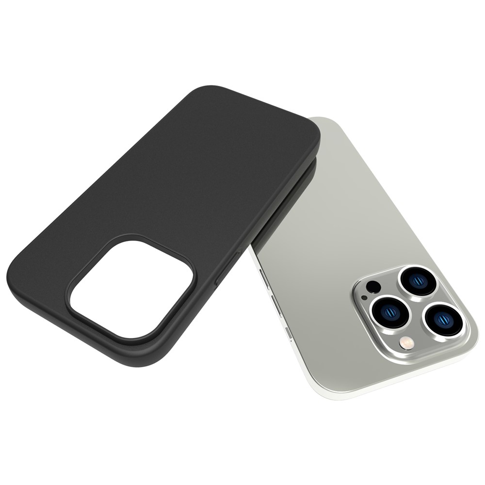 For iPhone 14 Pro 6.1 inch Anti-Scratch Soft TPU Cover Matte Finish Lightweight Phone Cover-6