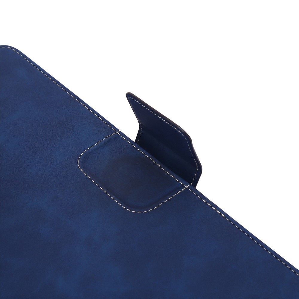 PU Leather Tablet Case for iPad 9.7-inch (2018)/(2017)/iPad Air (2013)/Air 2, Wallet Stand Magnetic Protective Cover with Pen Slot - Dark Blue-11