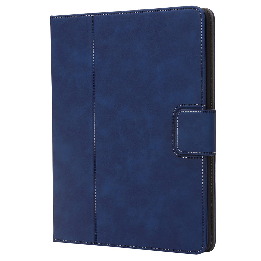 PU Leather Tablet Case for iPad 9.7-inch (2018)/(2017)/iPad Air (2013)/Air 2, Wallet Stand Magnetic Protective Cover with Pen Slot - Dark Blue-2