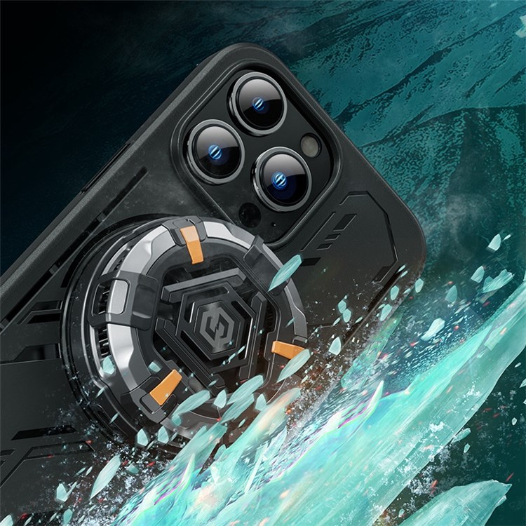 BENKS Magnetic Phone Case for iPhone 13 Pro 6.1 inch Protective Case Hollow Design Anti-Drop Phone Cover-4