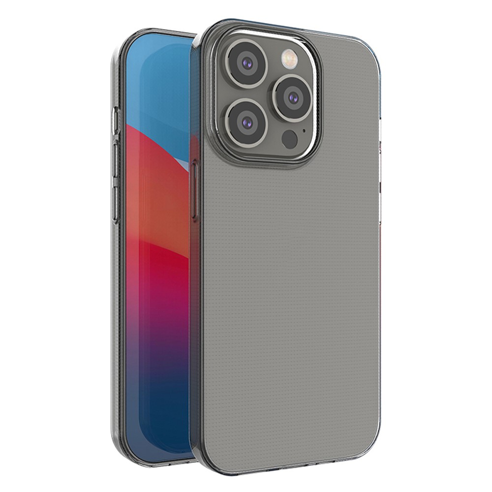 For iPhone 14 Pro 6.1 inch Super Clear TPU Phone Case 1.0mm Ultra-thin Anti-dust Phone Protective Shell-2