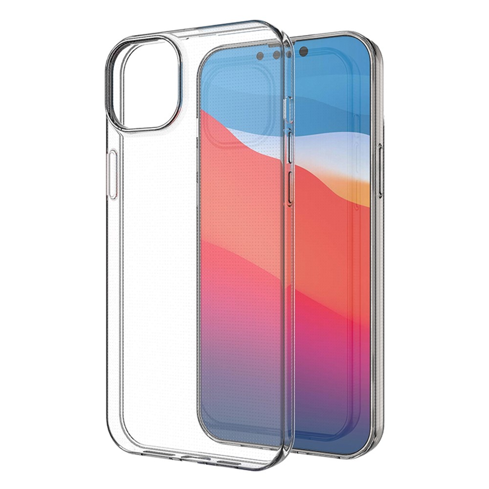 For iPhone 14 Max 6.7 inch Transparent Super Thin 1.0mm Anti-fingerprint Phone Protective Cover Phone Case-1