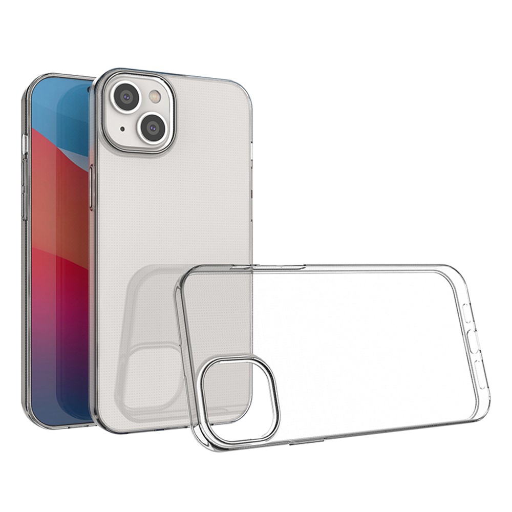 For iPhone 14 Max 6.7 inch Transparent Super Thin 1.0mm Anti-fingerprint Phone Protective Cover Phone Case-3