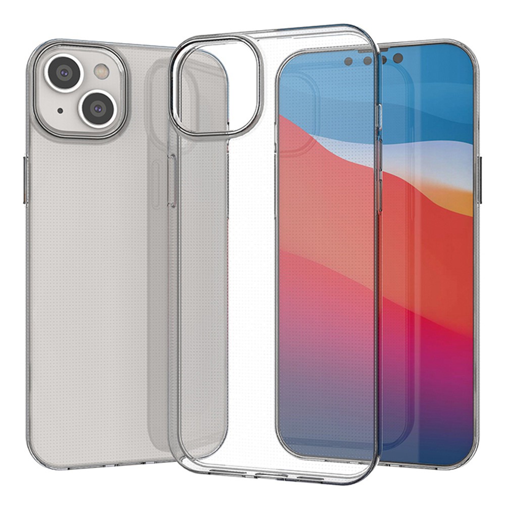 For iPhone 14 Max 6.7 inch Transparent Super Thin 1.0mm Anti-fingerprint Phone Protective Cover Phone Case-4
